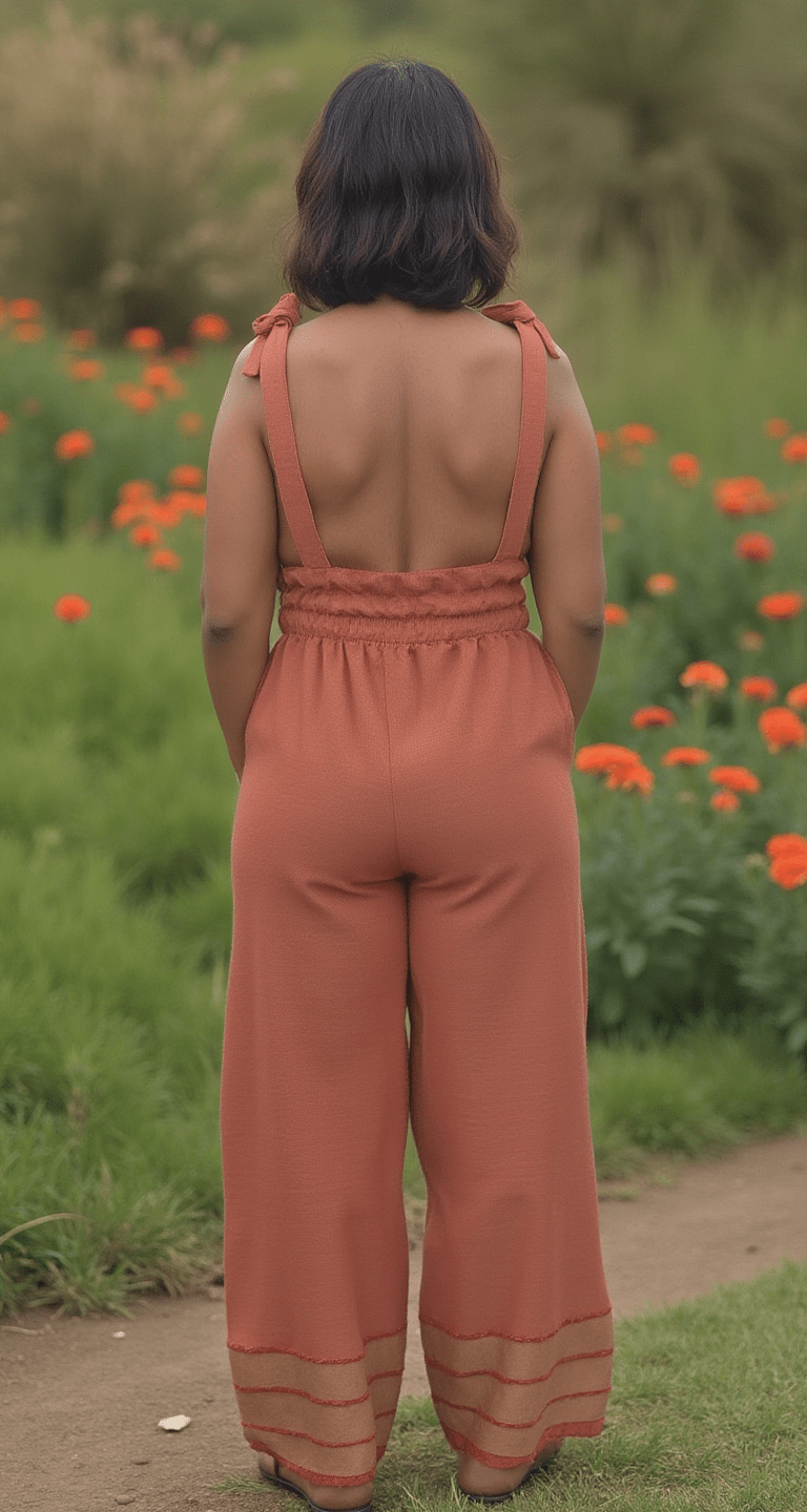 ShopYego Jumpsuits Terraccota Sebie Jumpsuit
