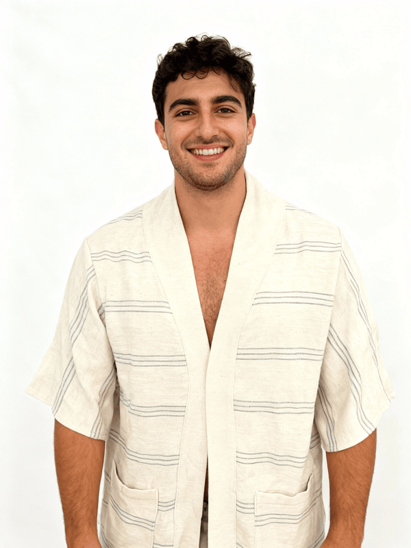 Zelalem Cardi - Blue Mist Stripe