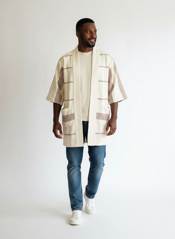 Zelalem Cardi - Stone Grey