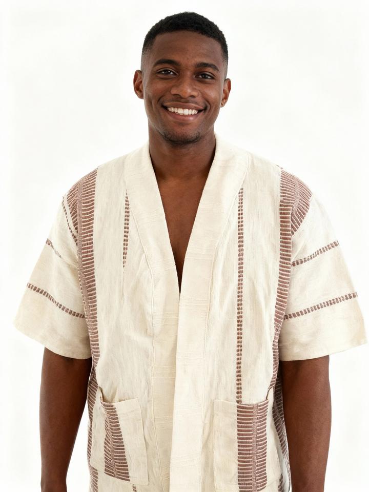 ShopYego Men's Tops Stone Grey Zelalem Cardi - Stone Grey