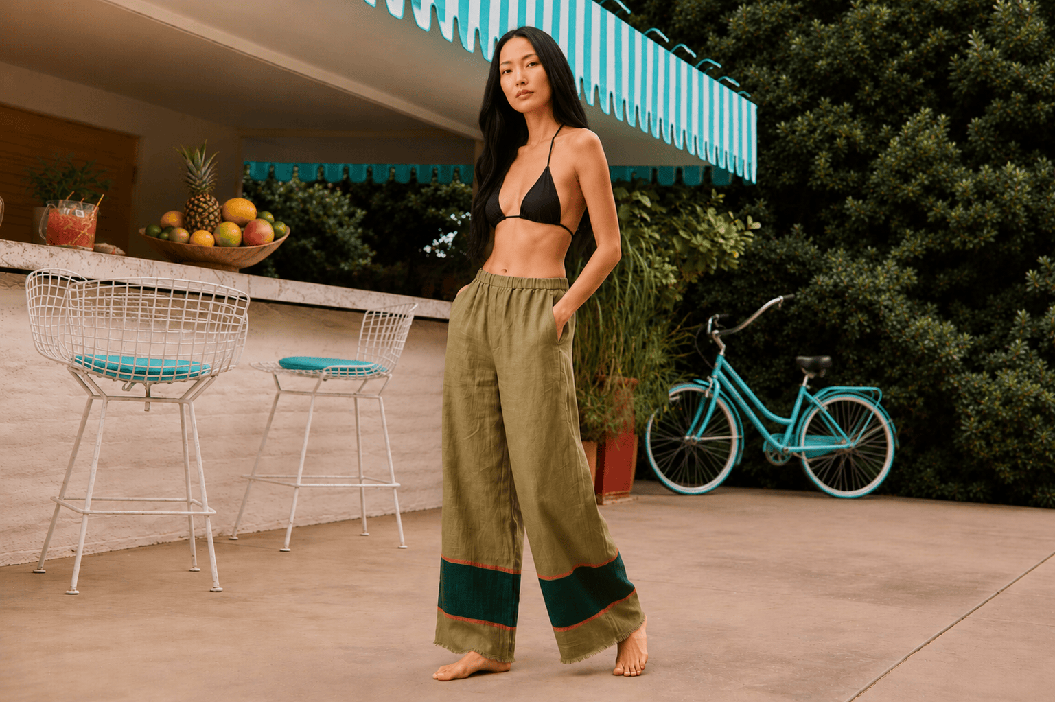 ShopYego Pant Set Cactus Olive Rahel Pants - Cactus Olive