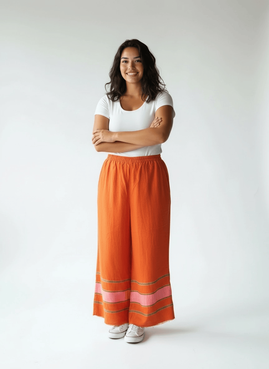 ShopYego Pant Set Orange Flare Rahel Pants - Orange Flare