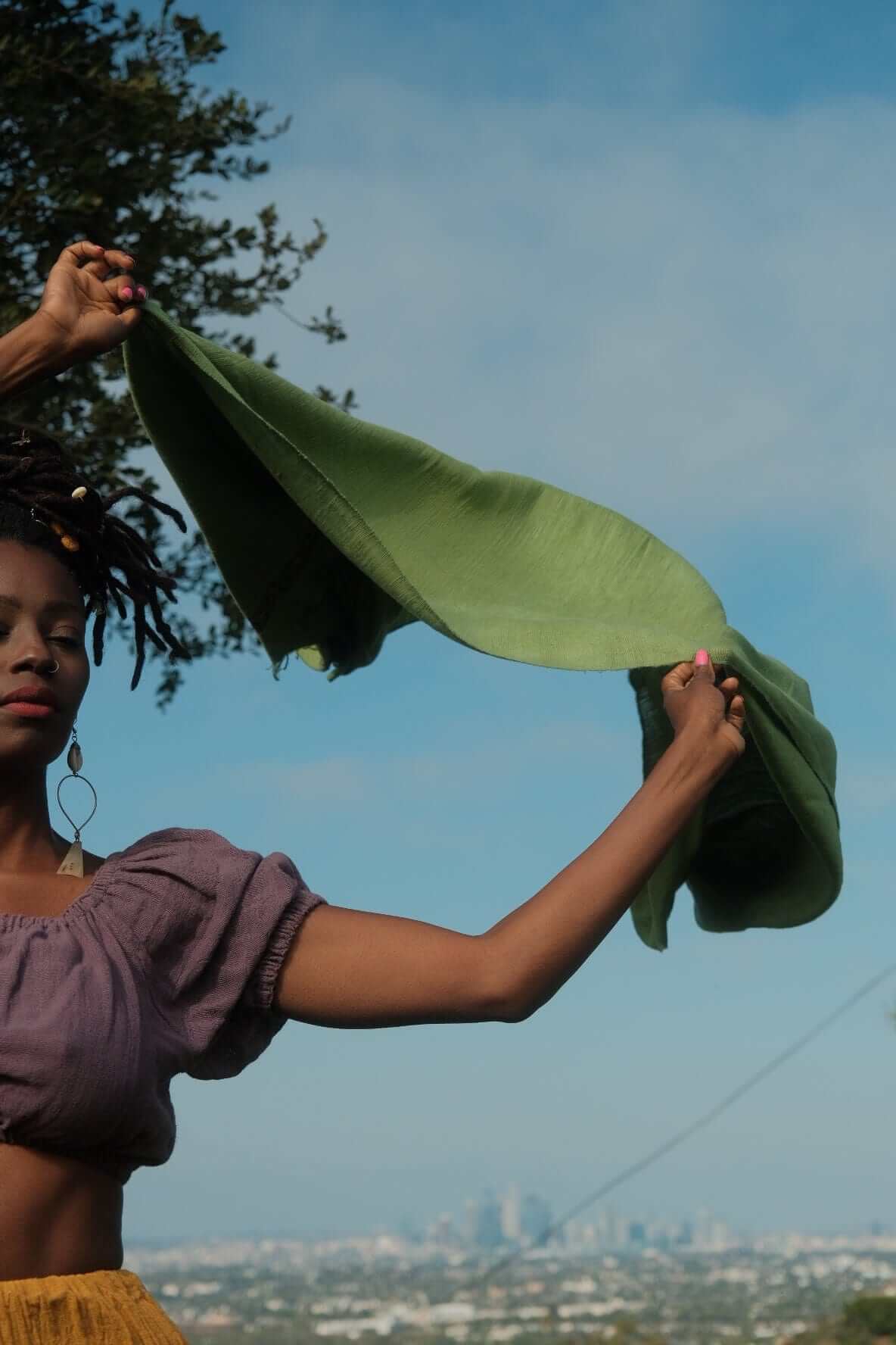 ShopYego Scarf Eucalyptus Lensa Scarf