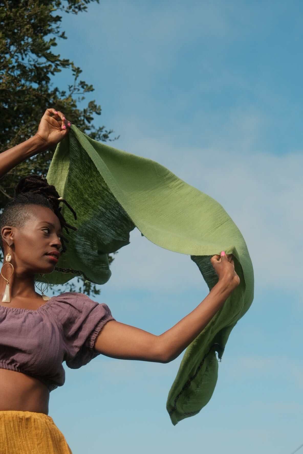 ShopYego Scarf Eucalyptus Lensa Scarf