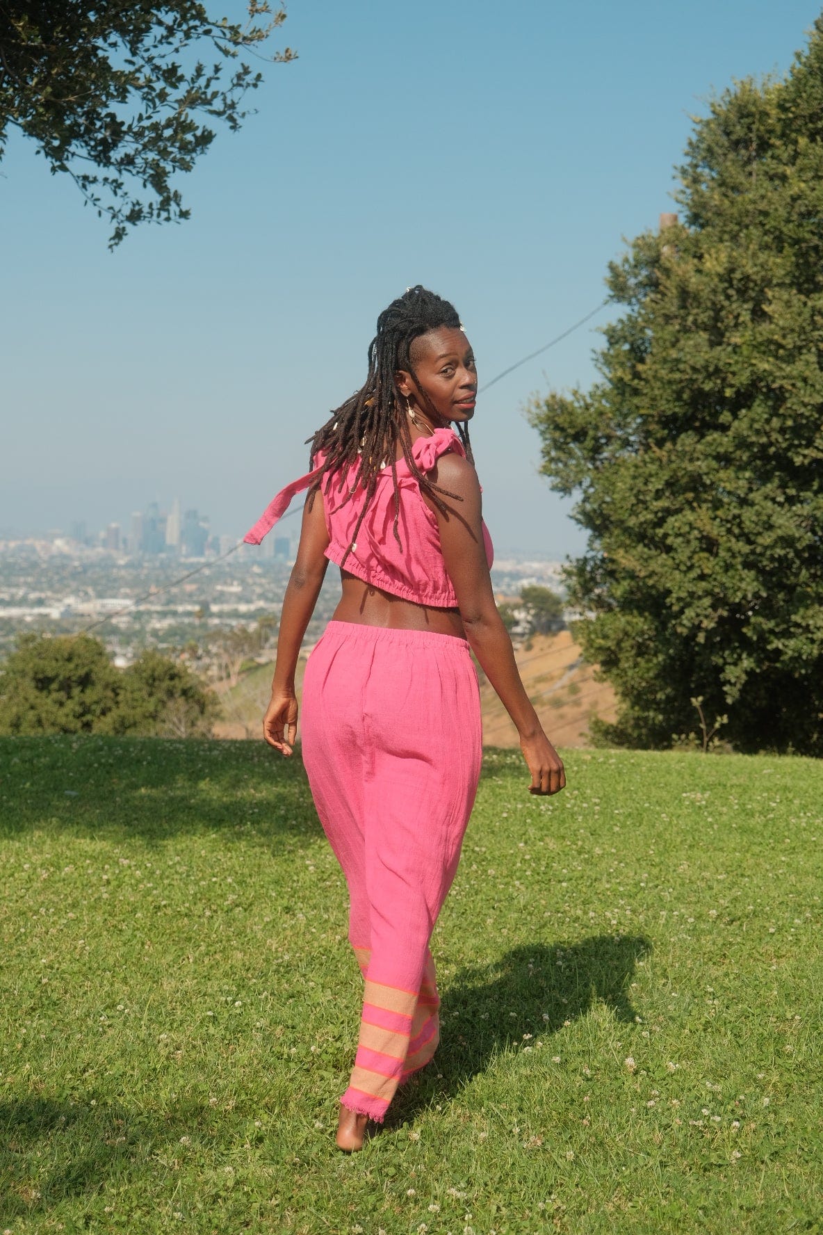 ShopYego Skirt Set Fuschia Hawi Skirt