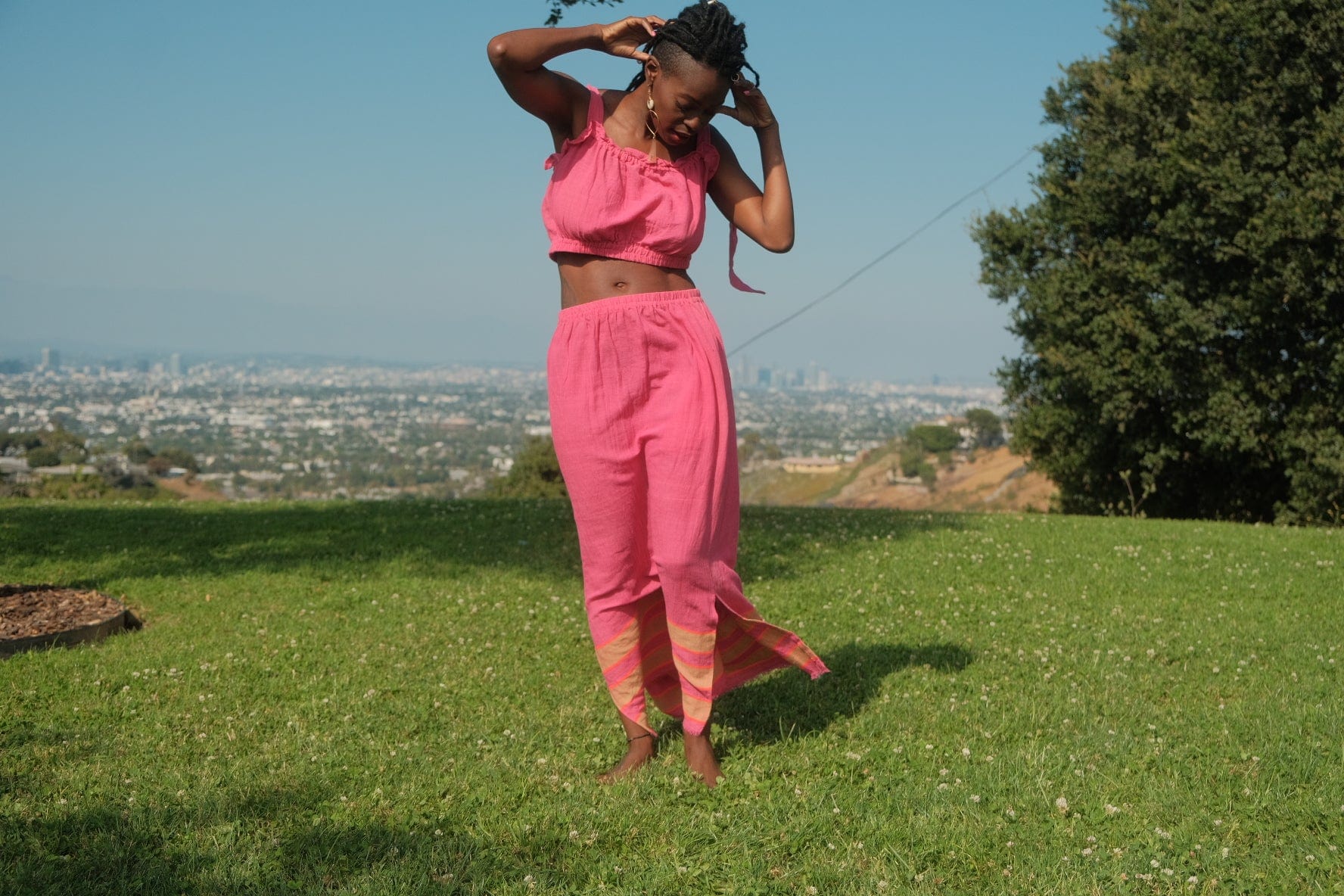 ShopYego Skirt Set Fuschia Hawi Skirt