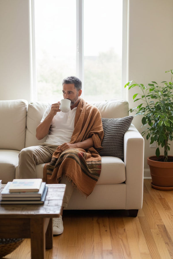 Behati Gabi Blanket - Burnished Clay