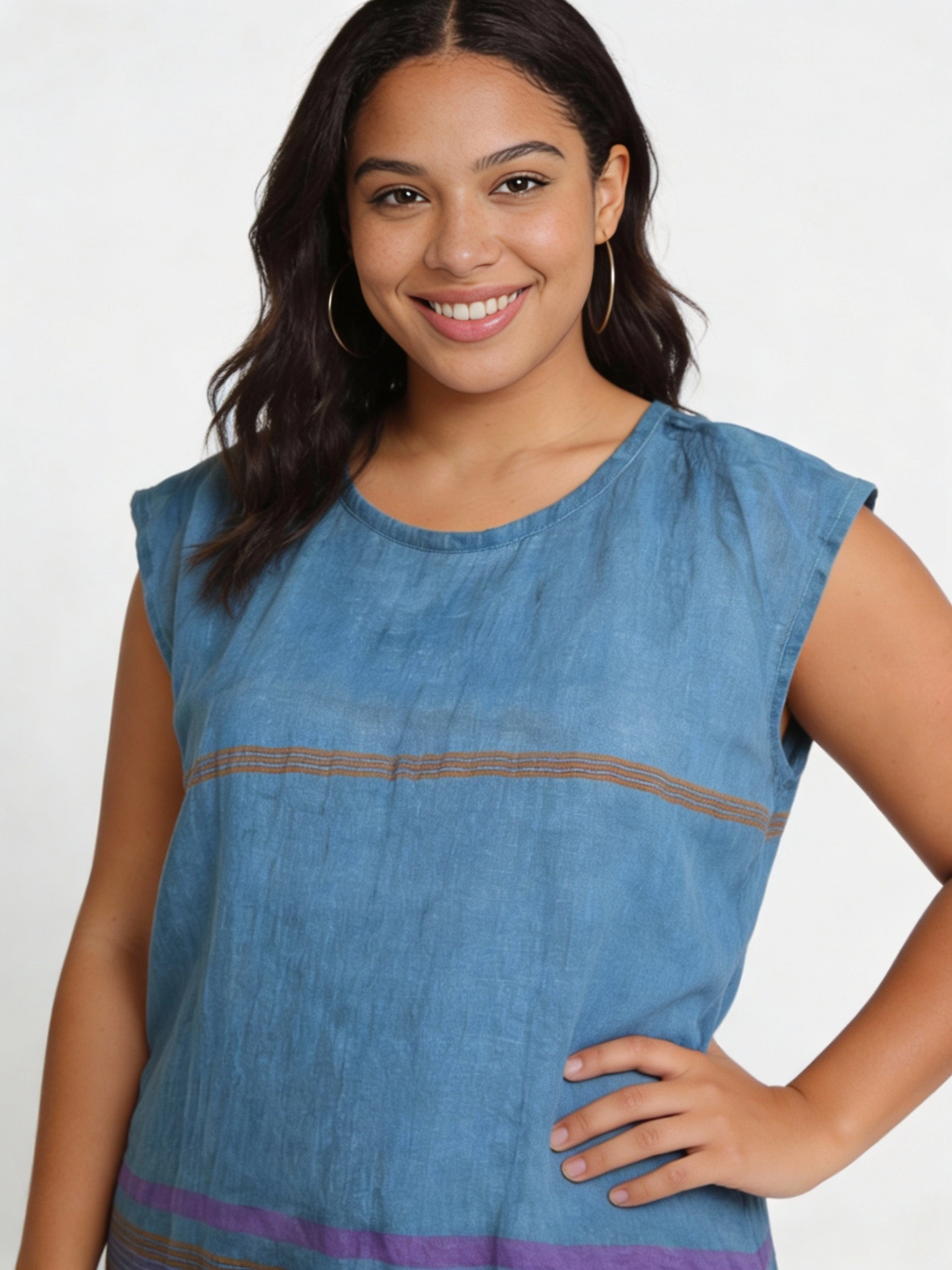 ShopYego Top Blue Dusk Aluna Top - Blue Dusk