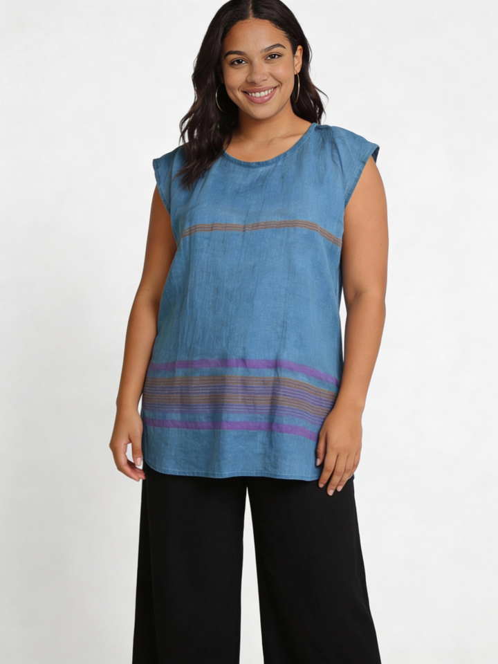 ShopYego Top Blue Dusk Aluna Top - Blue Dusk