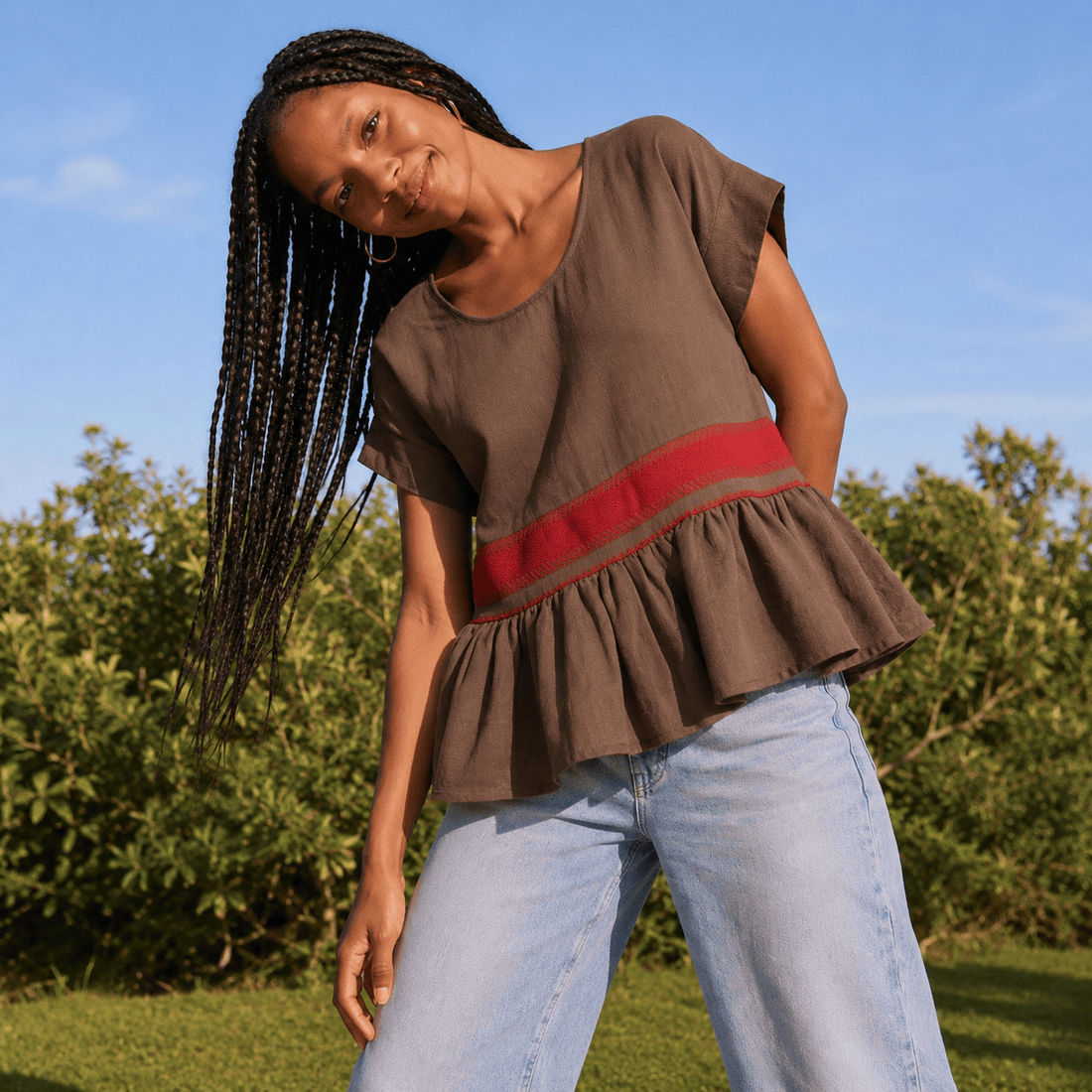 ShopYego Top Cocoa Earth Amsale Top - Cocoa Earth