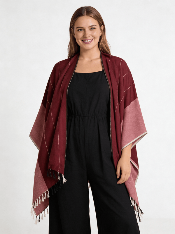 Mekdi Kimono - Crowned Merlot