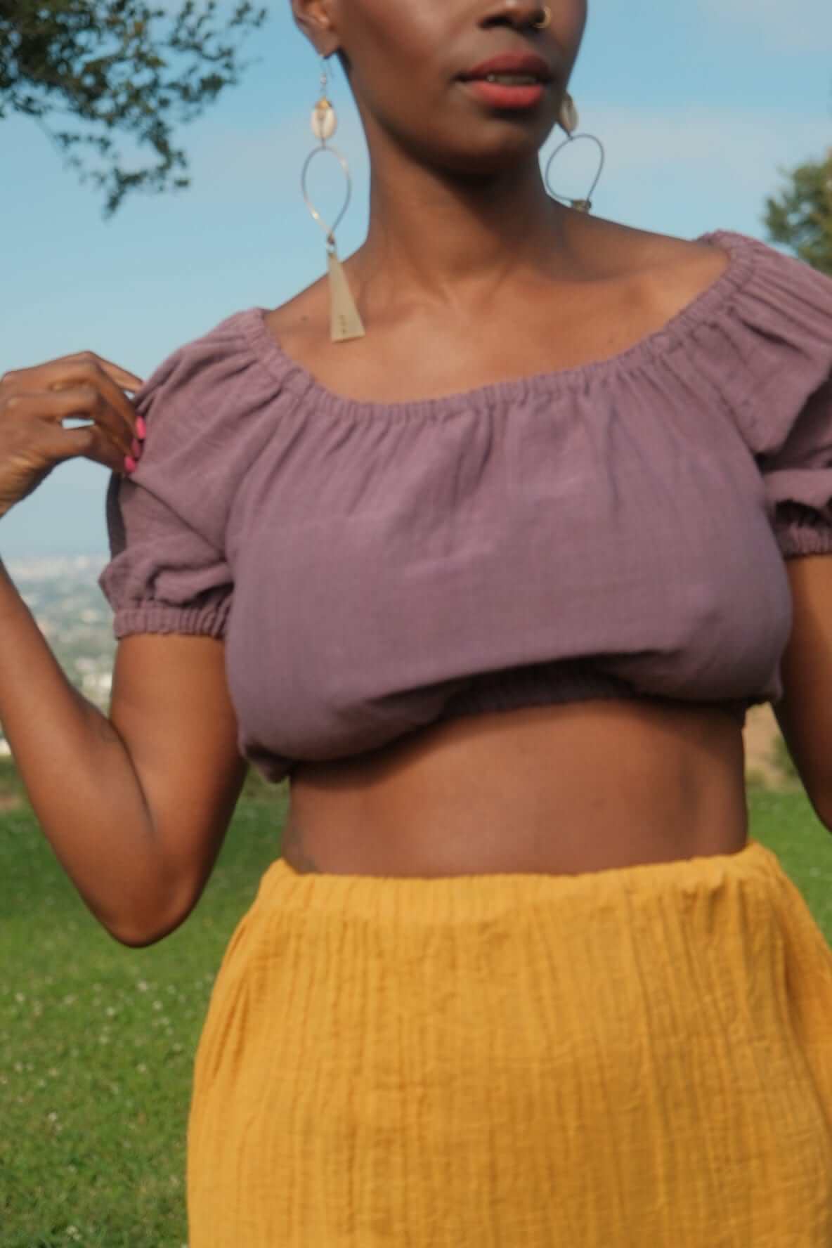 ShopYego Top Eggplant Almaz Top