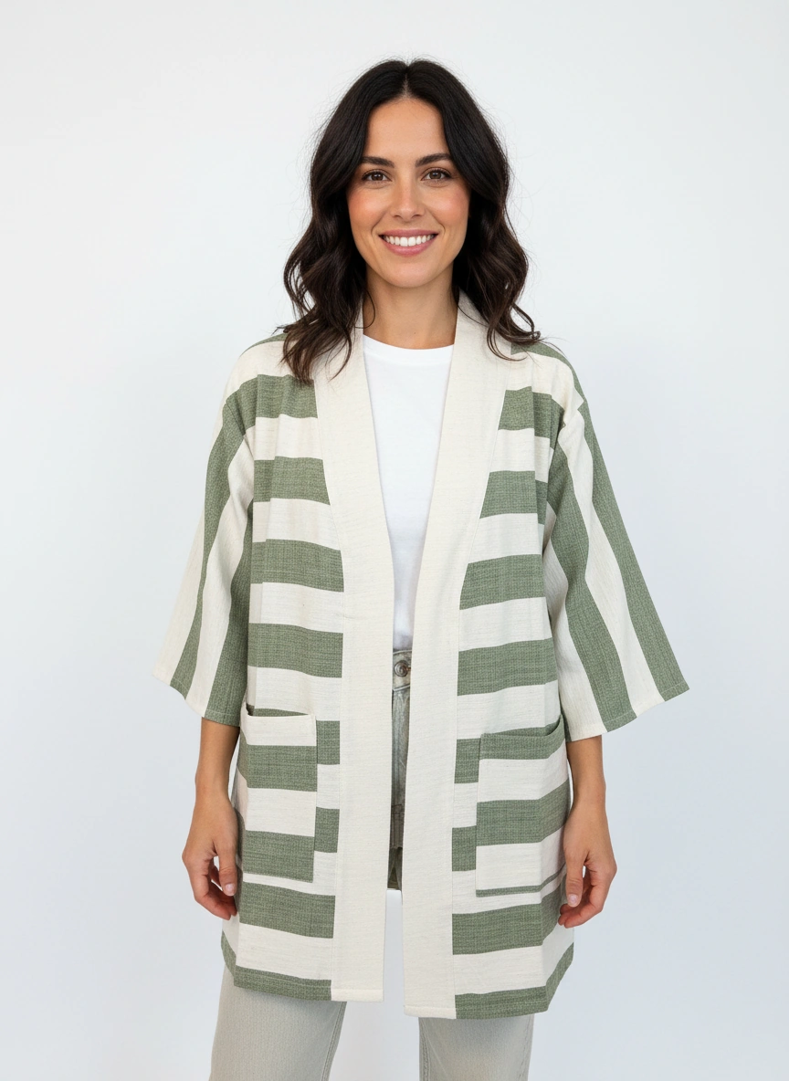 ShopYego Top Eucalyptus Zelalem Cardi - Eucalyptus