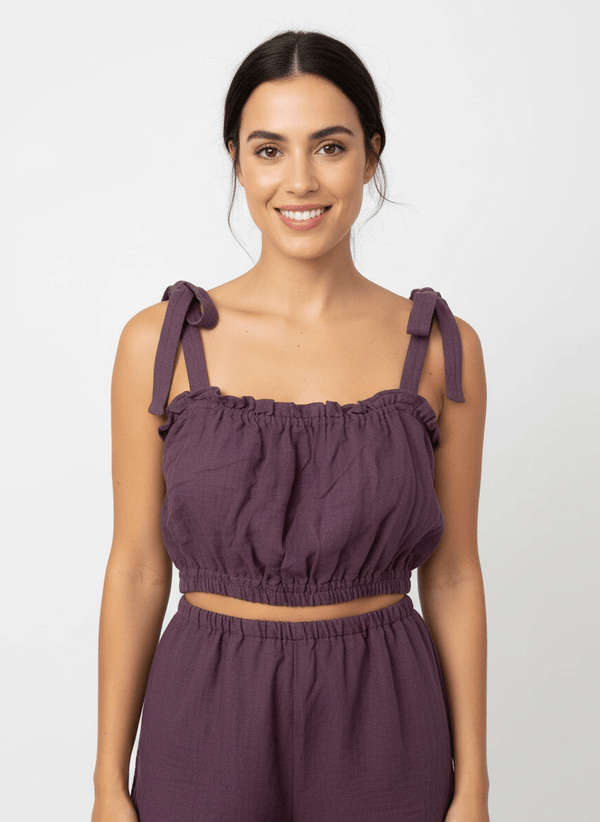 Sitota Top - Indigo Plum