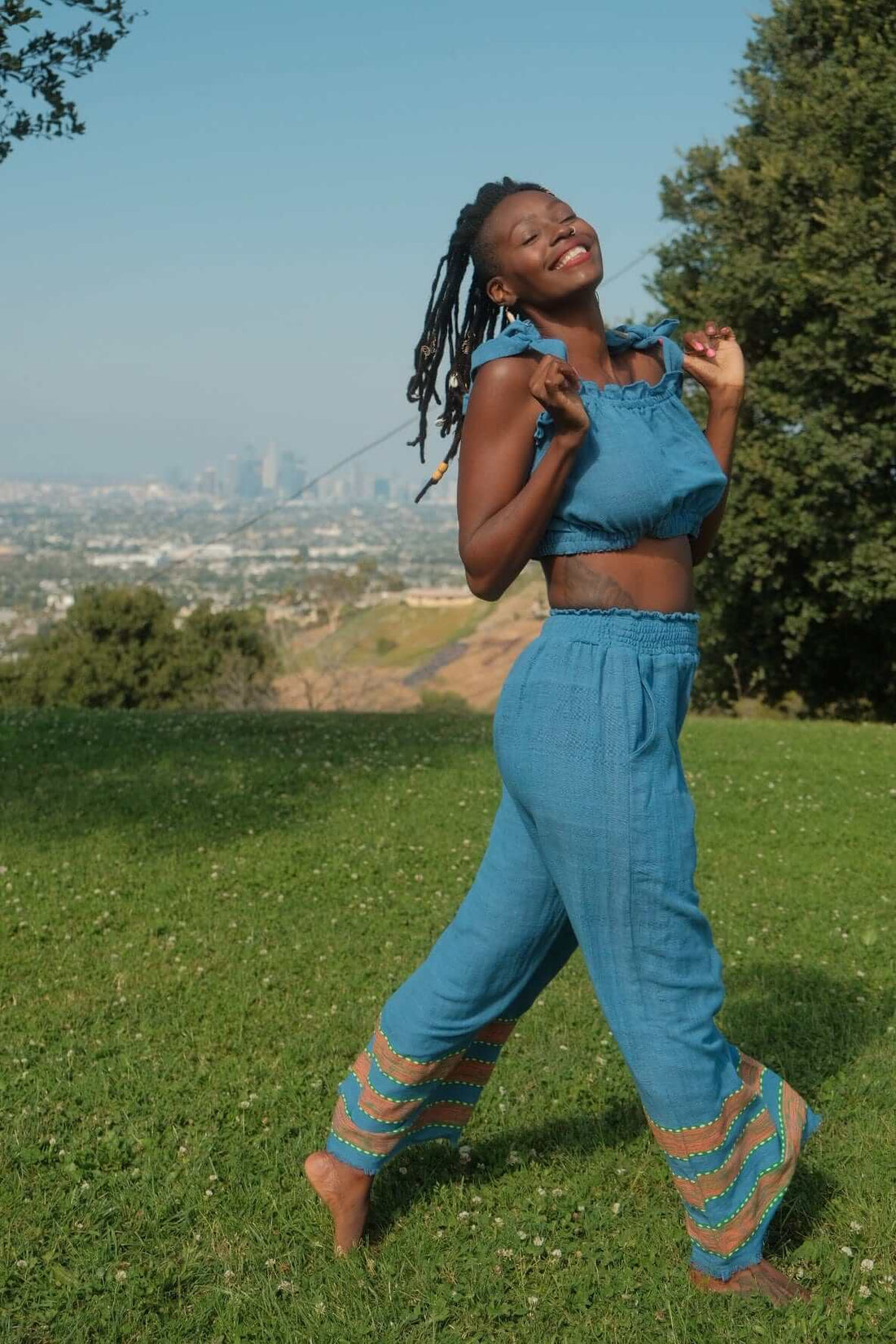 ShopYego Top Horizon Blue Sitota Top