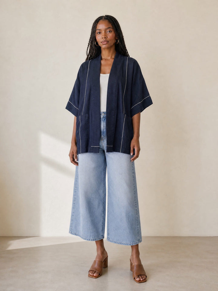 ShopYego Top Indigo Coast Zelalem Cardi -  Indigo Coast