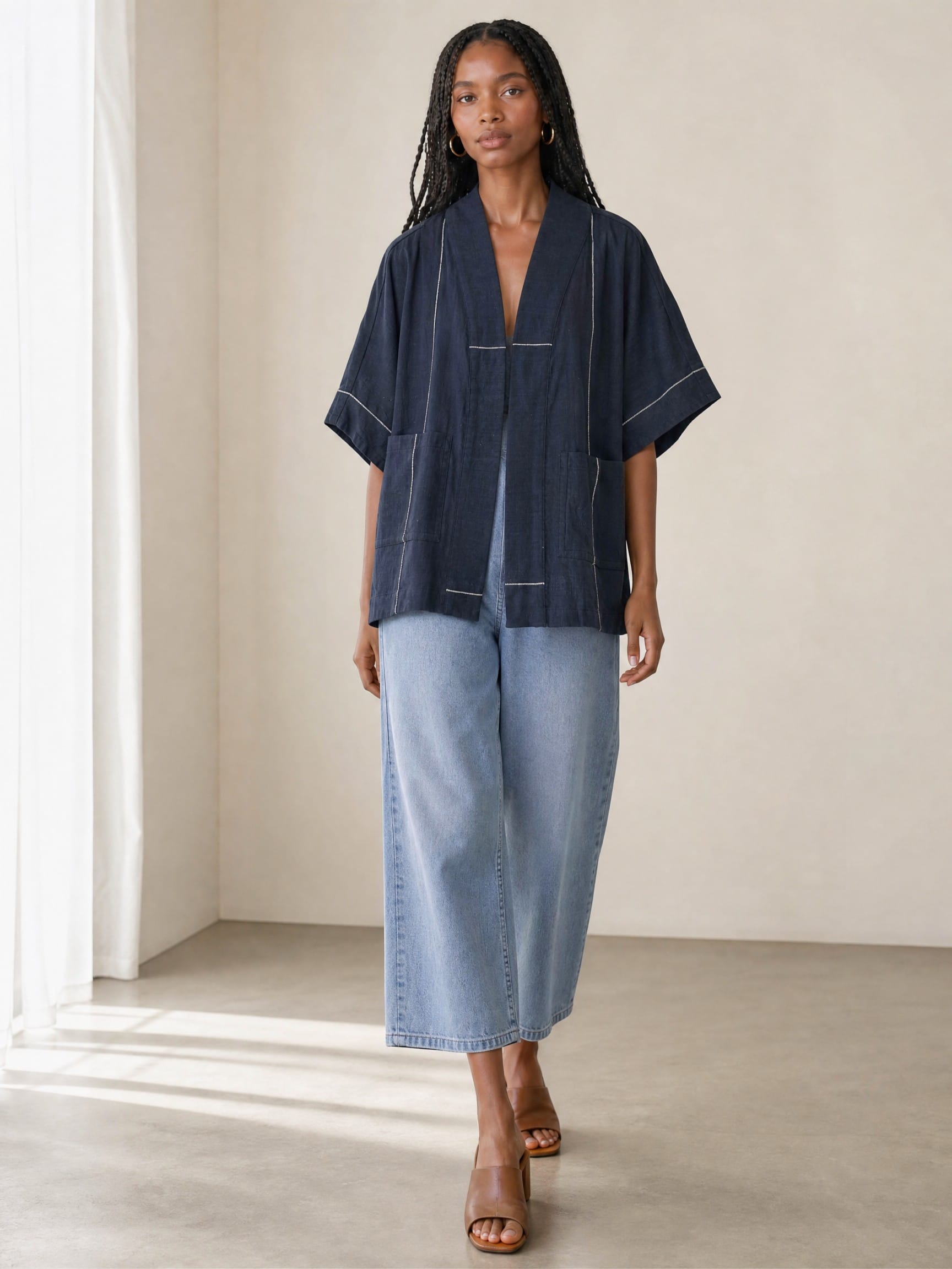 ShopYego Top Indigo Coast Zelalem Cardi -  Indigo Coast