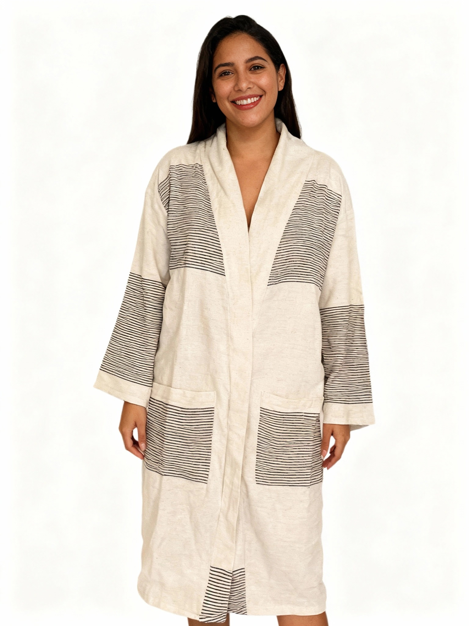 ShopYego Top Ink Stripe Zeki Cardi - Ink Stripe