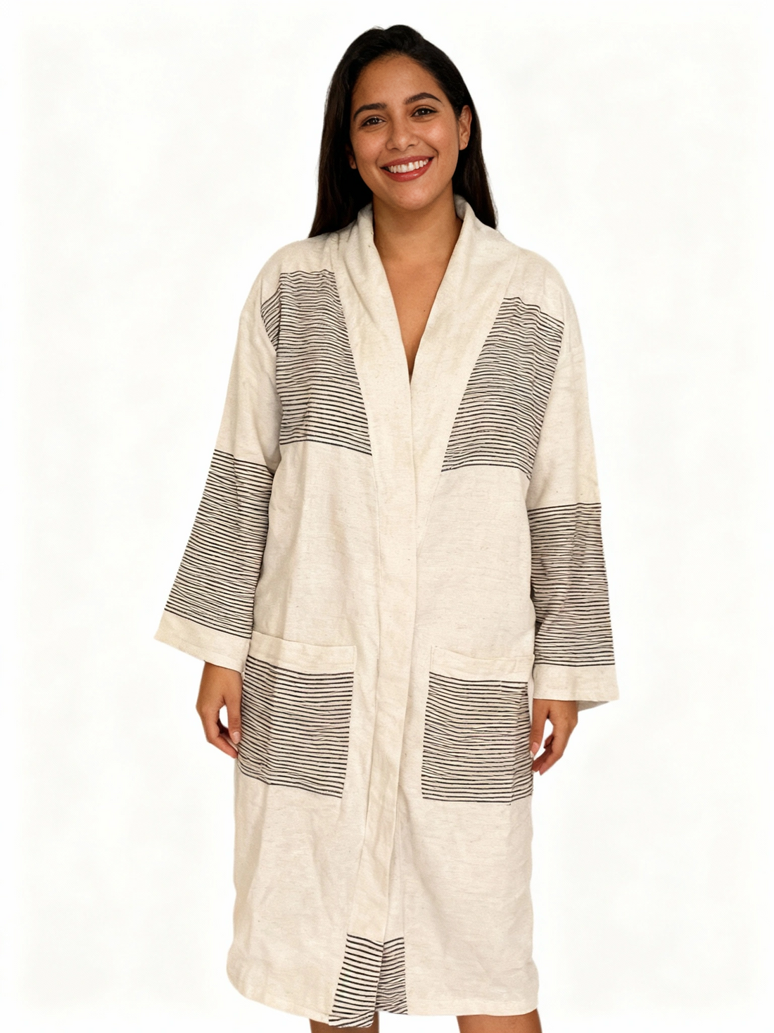 ShopYego Top Ink Stripe Zeki Cardi - Ink Stripe