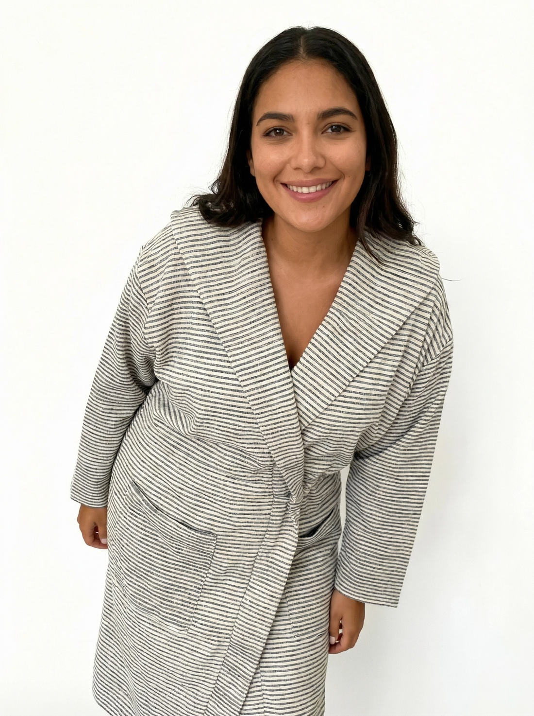 ShopYego Top Ink Stripe Zeki Cardi - Ink Stripes