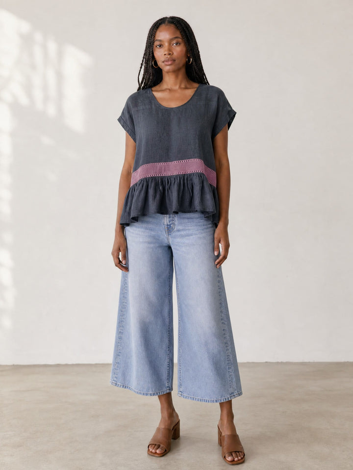 ShopYego Top Moonstone Slate Amsale Top - Moonstone Slate