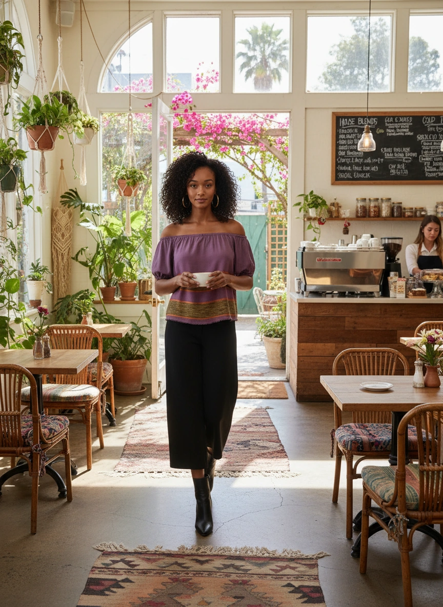 ShopYego Top Orchid Plum Liyu Top - Orchid Plum