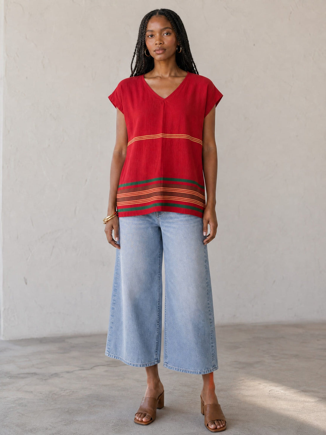 ShopYego Top Poppy Red Aluna Top - Poppy Red