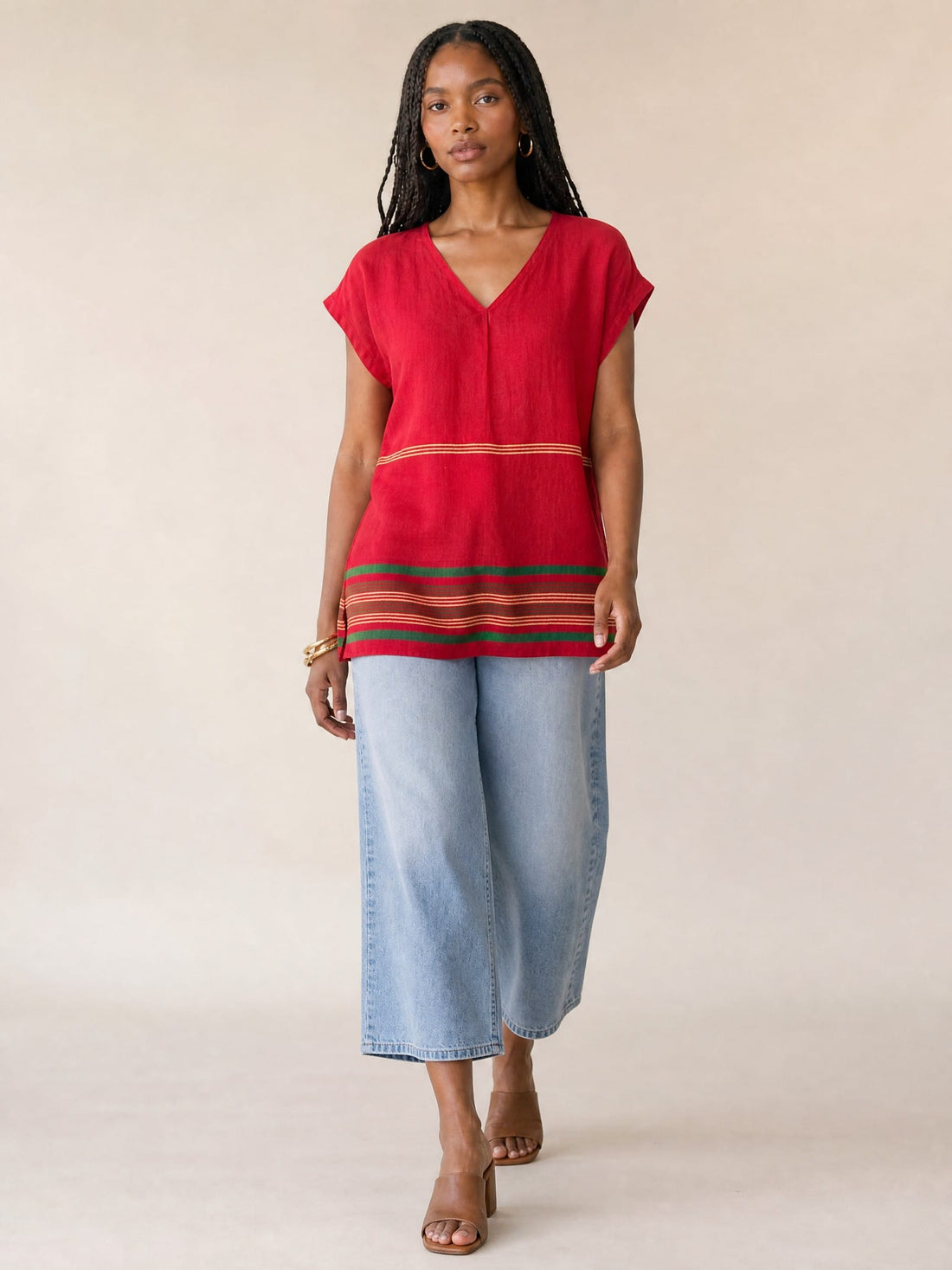 ShopYego Top Poppy Red Aluna Top - Poppy Red
