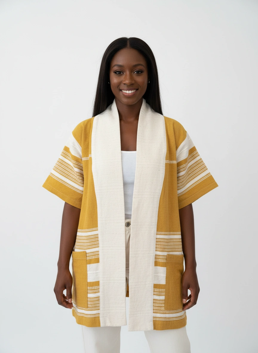 ShopYego Top Saffron Hues Zelalem Cardi - Saffron
