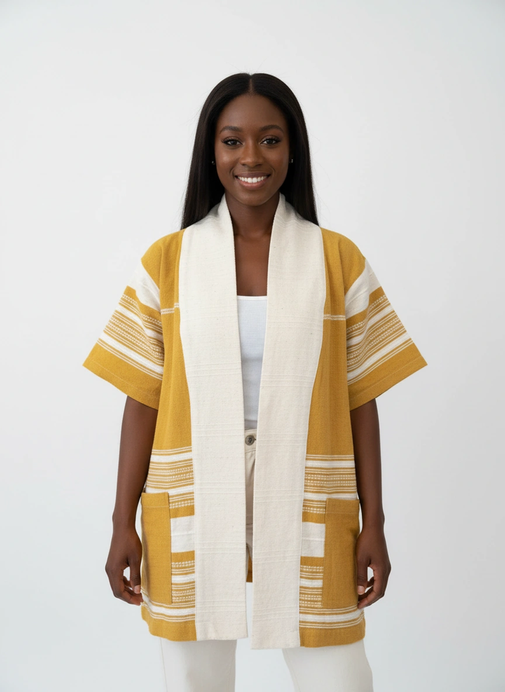 ShopYego Top Saffron Hues Zelalem Cardi - Saffron