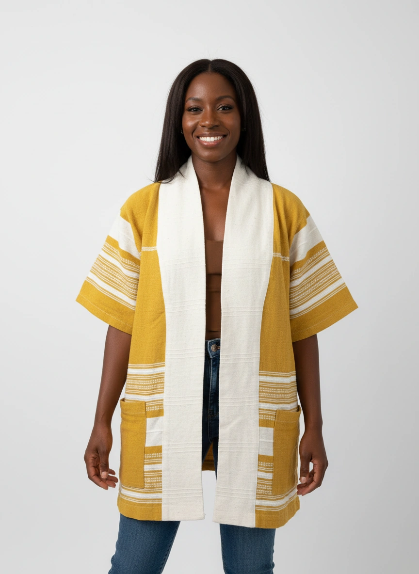 ShopYego Top Saffron Hues Zelalem Cardi - Saffron