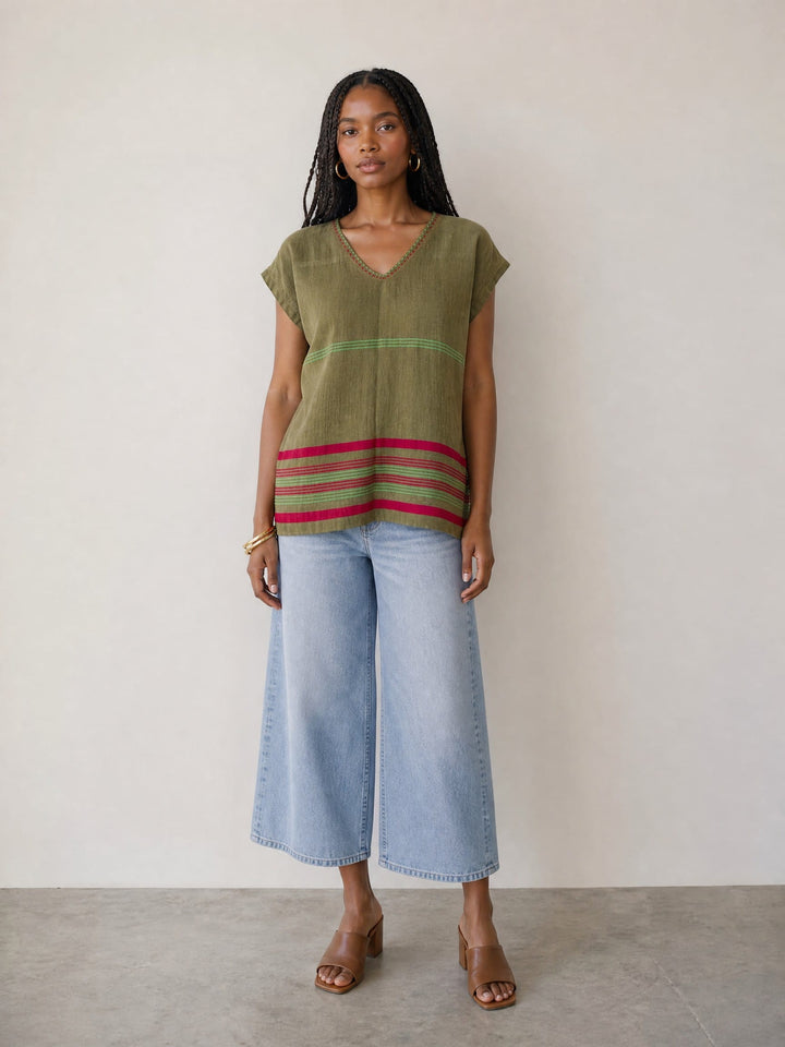 ShopYego Top Sage Harvest Aluna Top - Sage Harvest