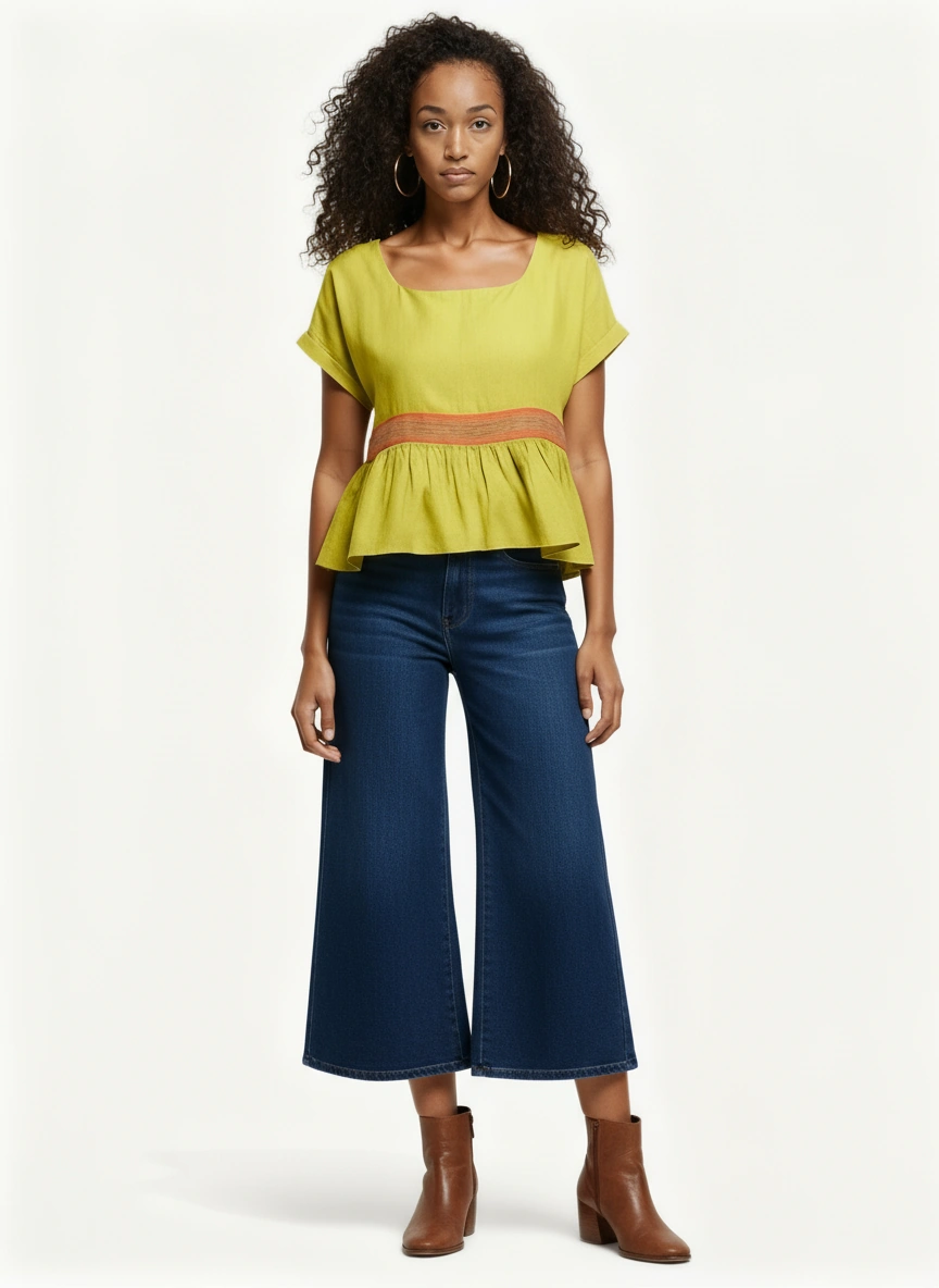 ShopYego Top Solar Chartreuse Amsale Top - Solar Chartreuse