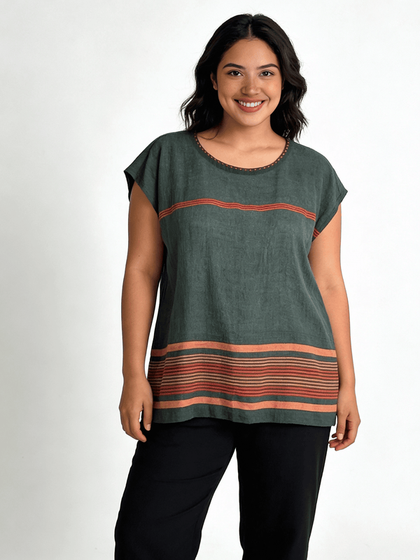 Aluna Top - Stone Ash