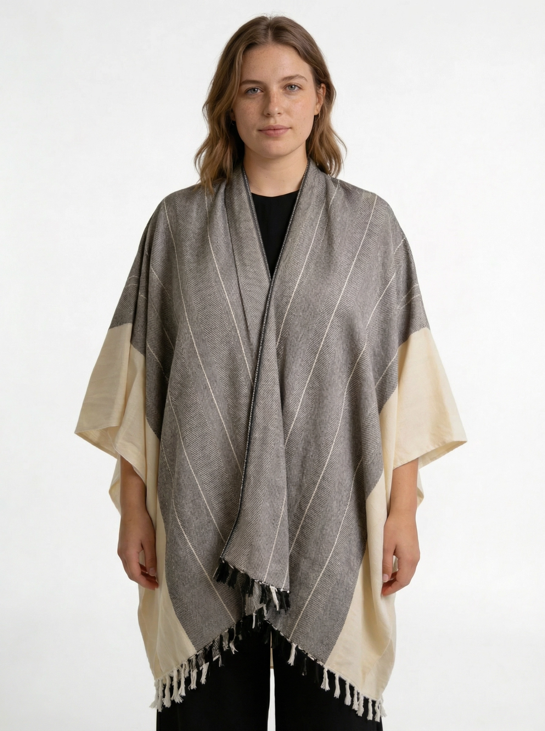ShopYego Top Stonewash Mekdi Kimono - Stonewash