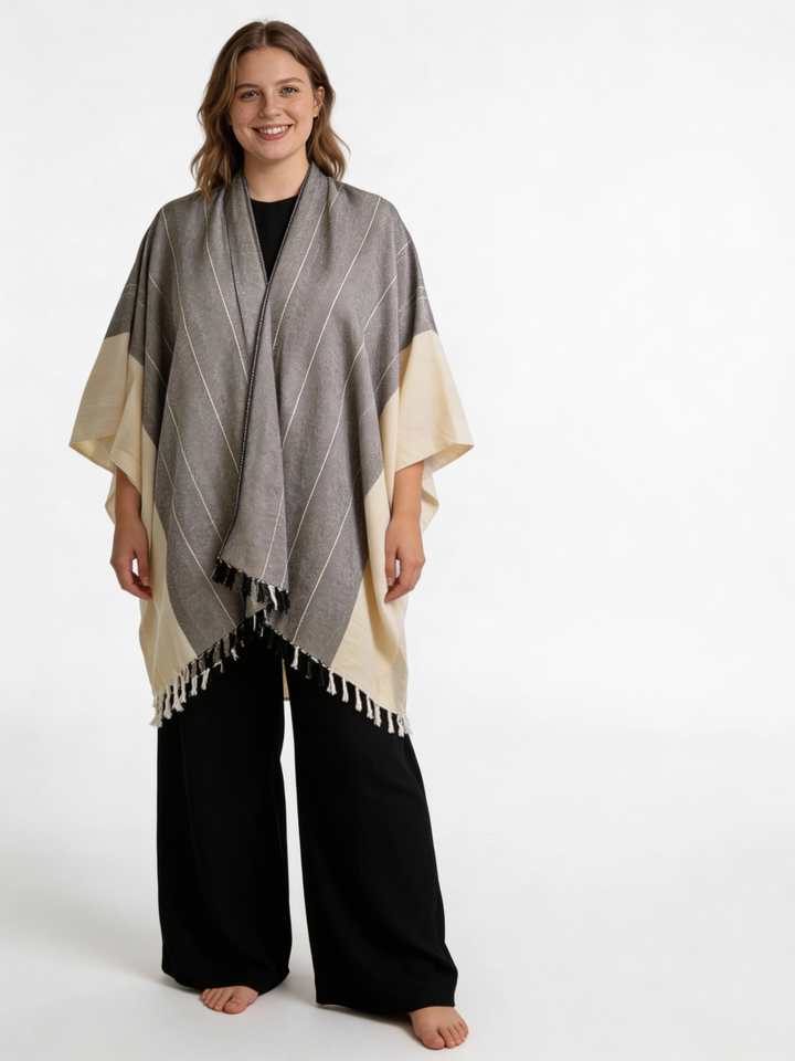 ShopYego Top Stonewash Mekdi Kimono - Stonewash