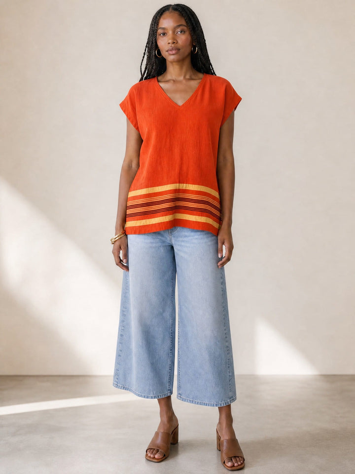 ShopYego Top Sunfire Orange Aluna Top - Sunfire Orange