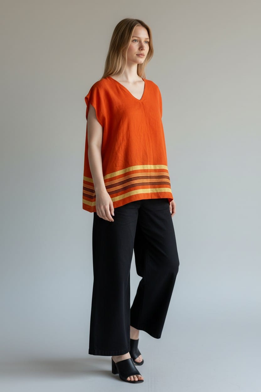 ShopYego Top Sunfire Orange Aluna Top - Sunfire Orange