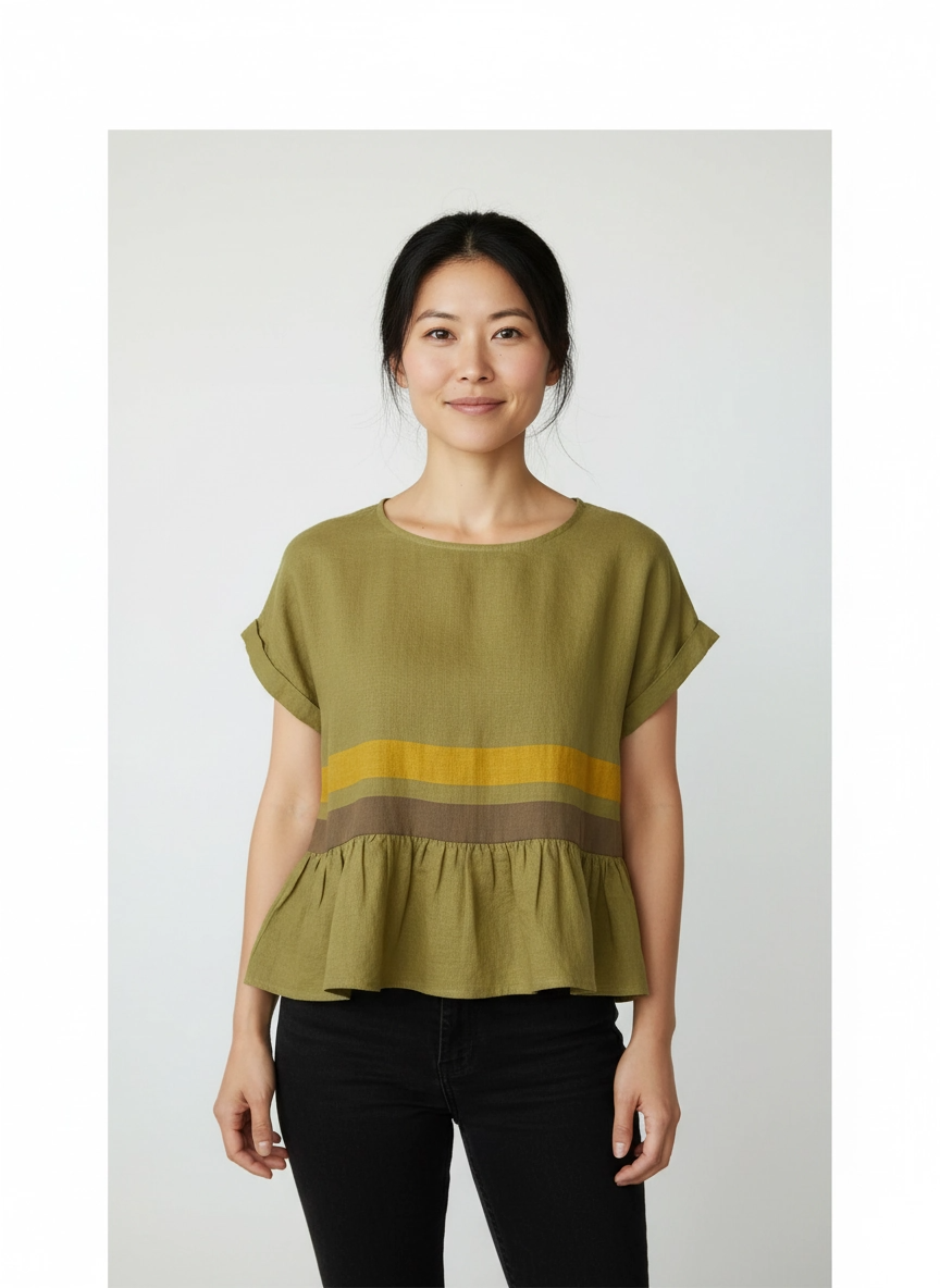 ShopYego Top Sunlit Olive Amsale Top - Sunlit Olive
