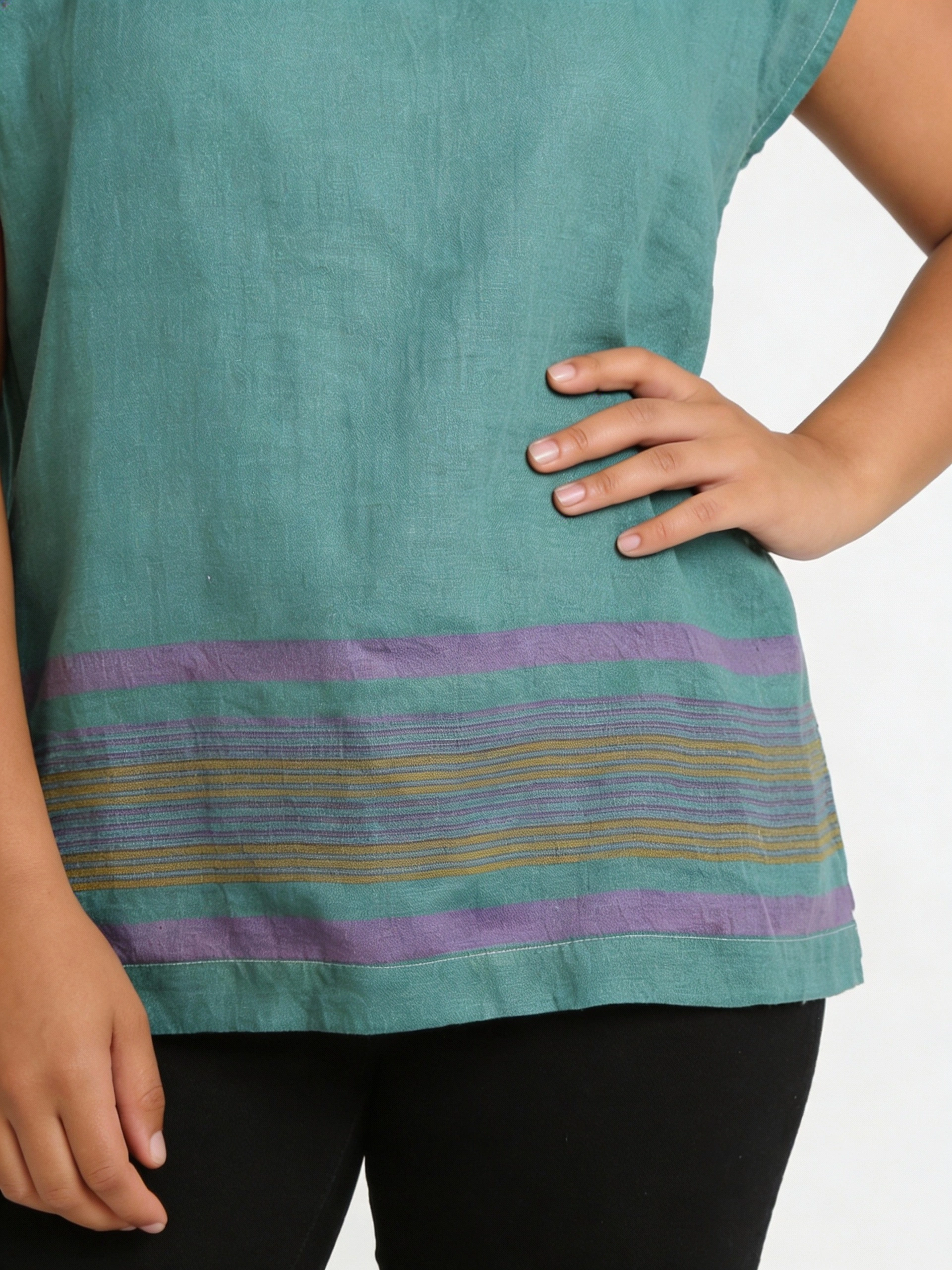 ShopYego Top Teal Horizon Aluna Top - Teal Horizon