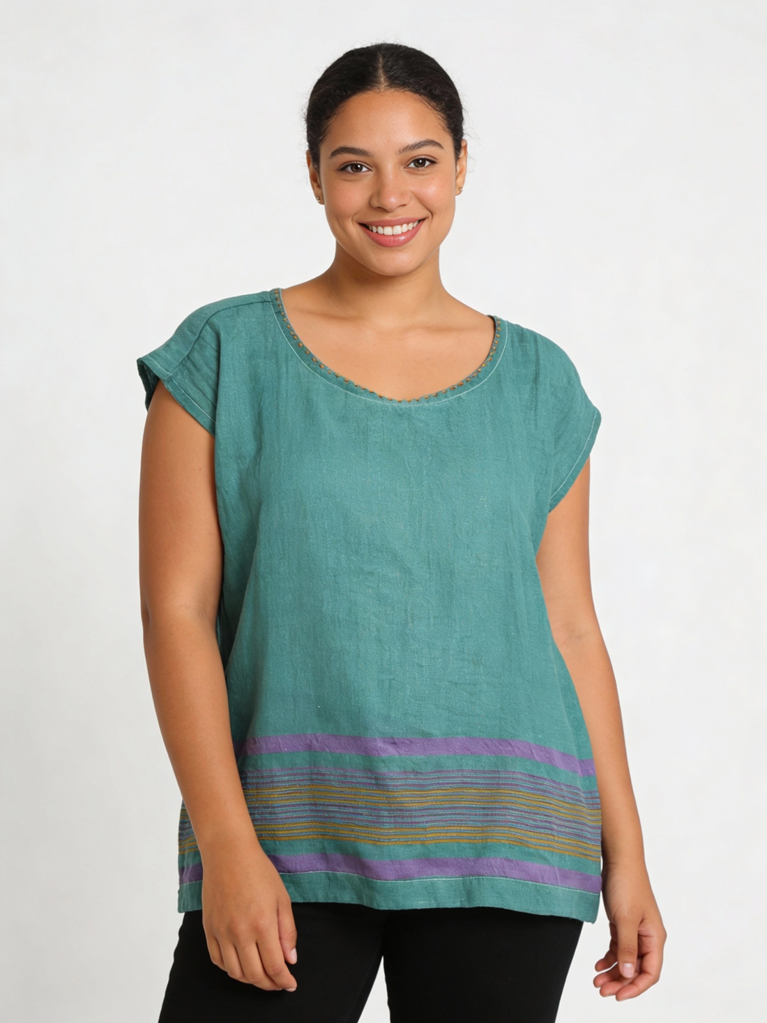 ShopYego Top Teal Horizon Aluna Top - Teal Horizon