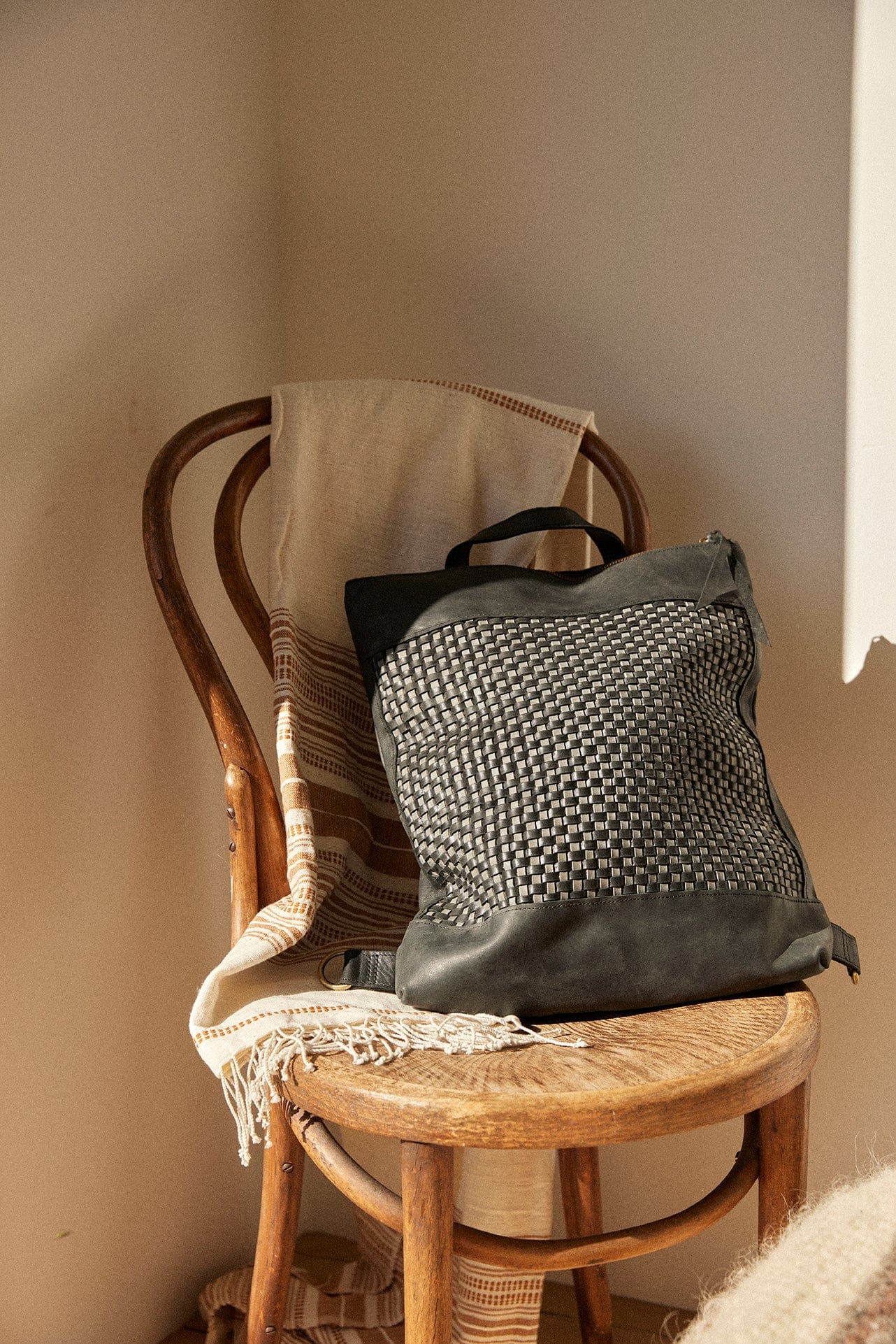 ShopYego Bags Monochrome Black Zengana Backpack