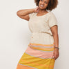 ShopYego Dress Coral & Ochre Saba Dress