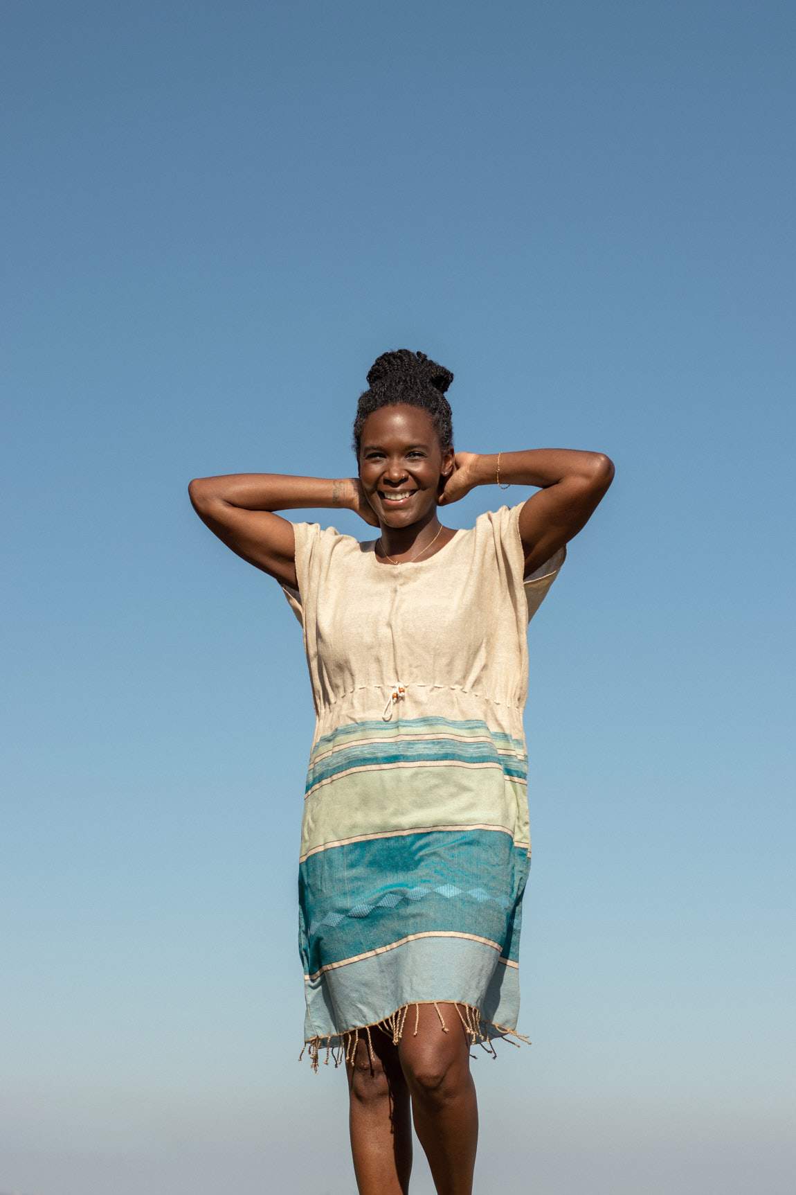 ShopYego Dress Sky & Seafoam Saba Dress