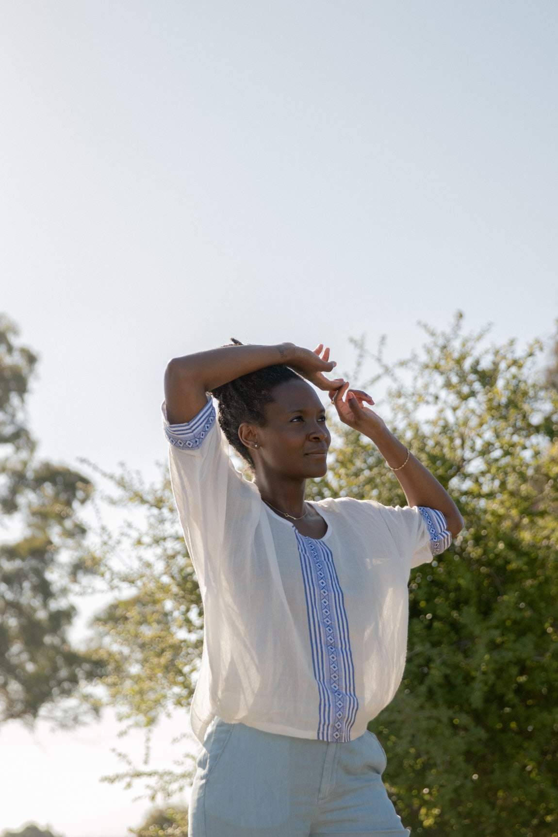 ShopYego Top Azure Maya Top